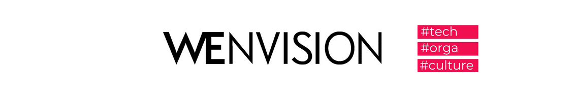 Bannière LINK - WENVISION - Fond Blanc - Logo noir